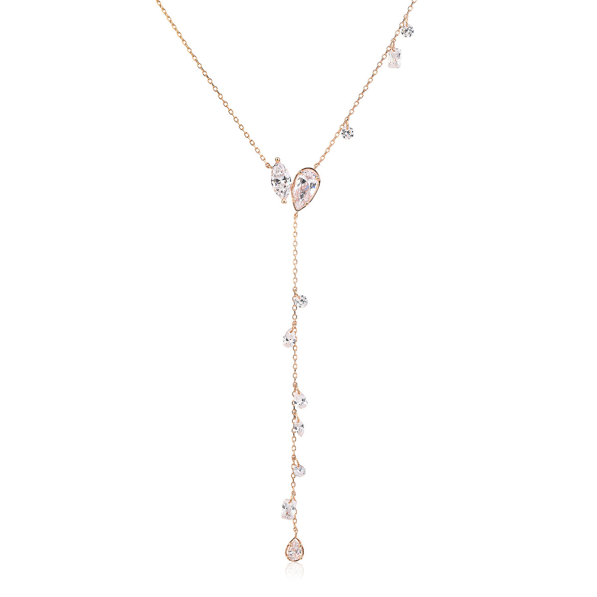Veda Necklace - ציפוי זהב אדום 14K