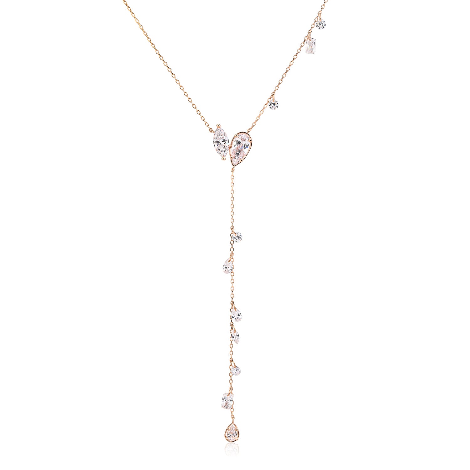 Veda Necklace - ציפוי זהב אדום 14K