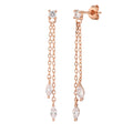 Aimee Earrings - ציפוי זהב אדום 14K