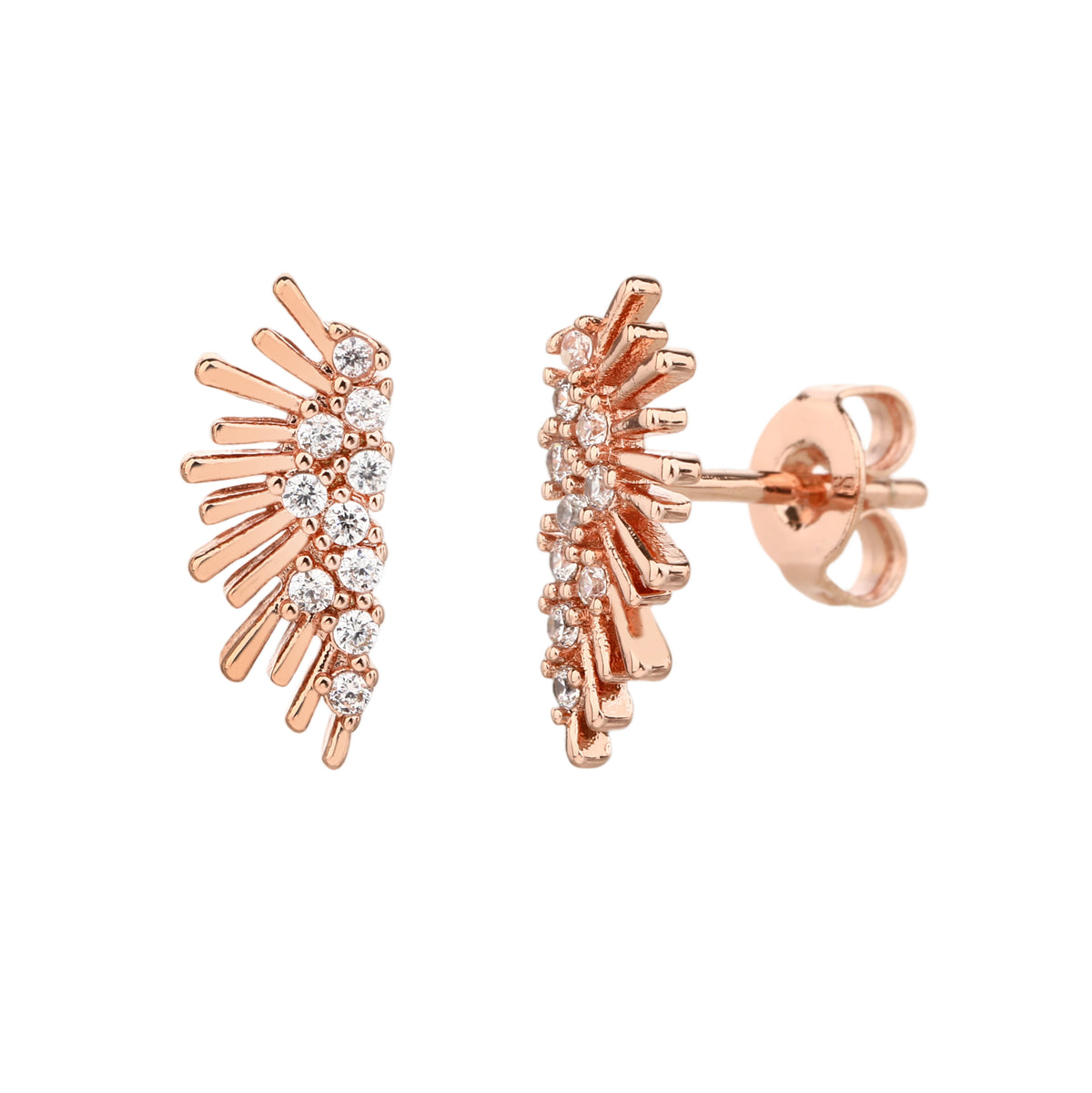 Juno Earrings - ציפוי זהב אדום 14K