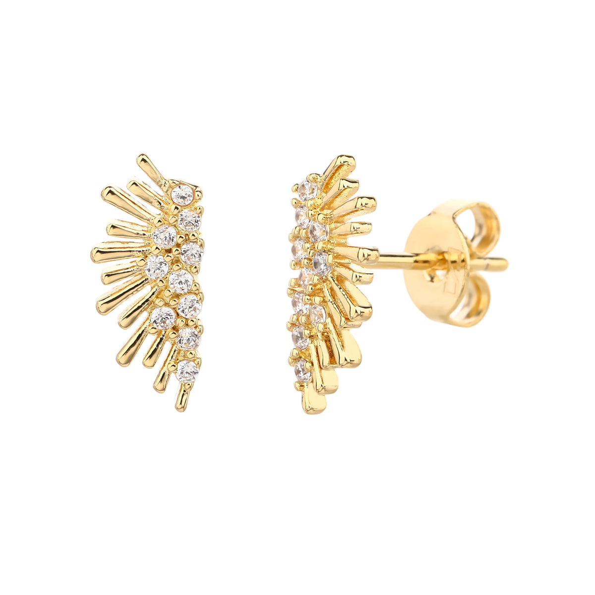 Juno Earrings - ציפוי זהב 14K