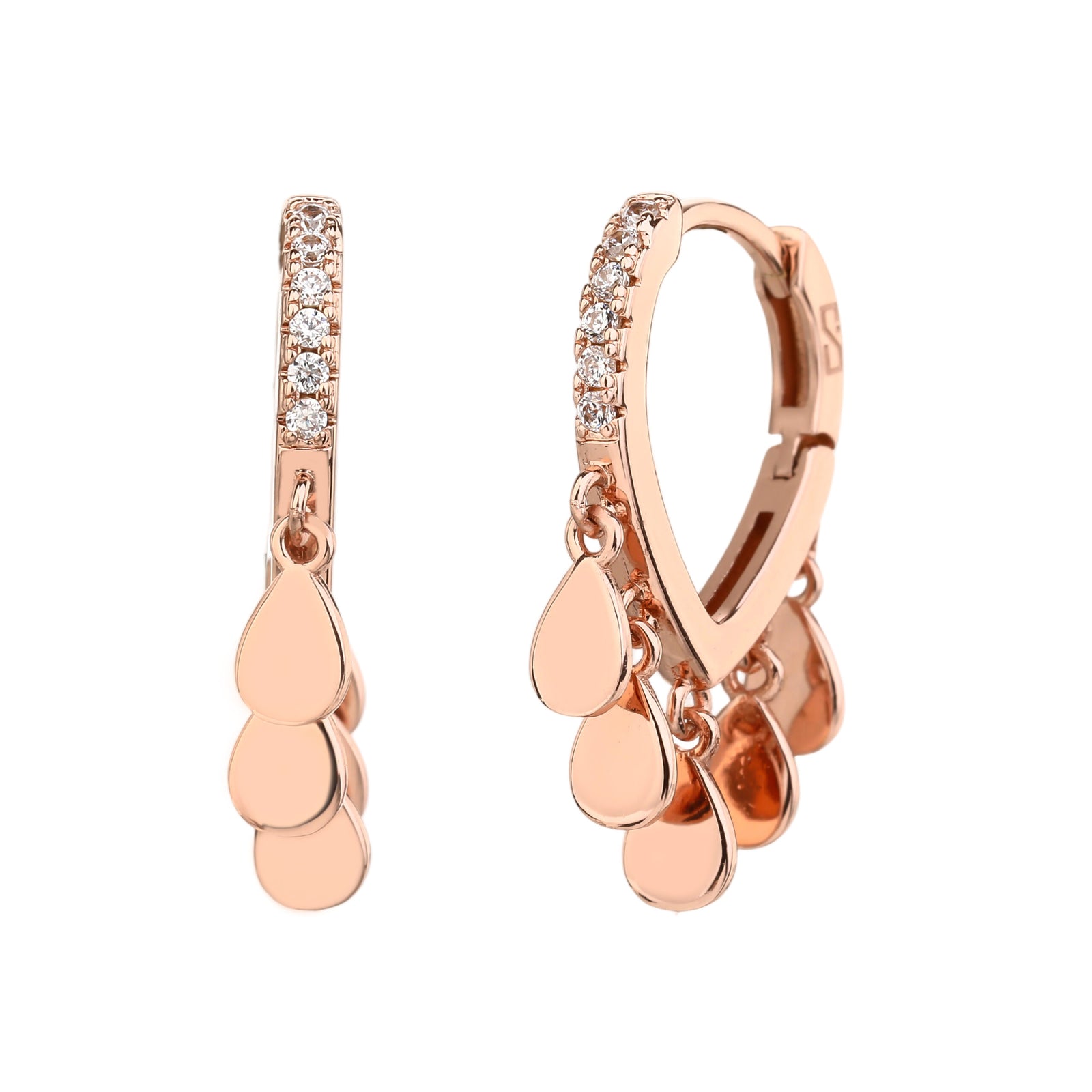 Mavi Earrings - ציפוי זהב אדום 14K