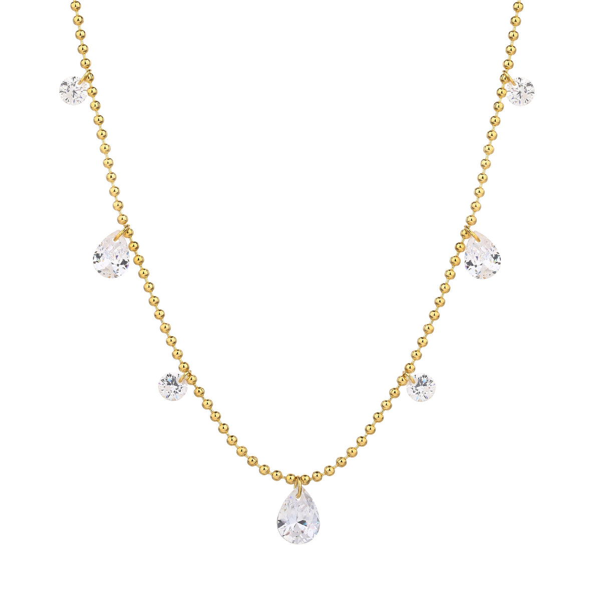 Sylvie Necklace - ציפוי זהב 14K