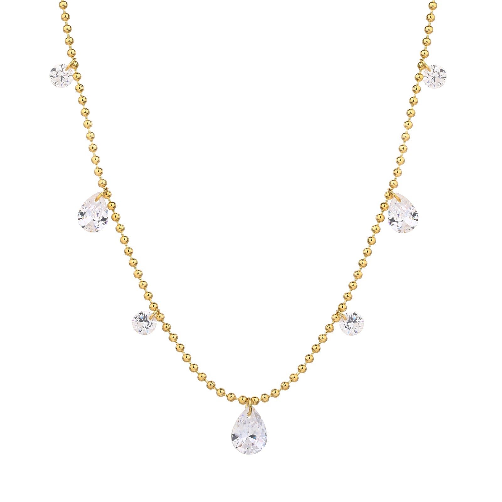 Sylvie Necklace - ציפוי זהב 14K