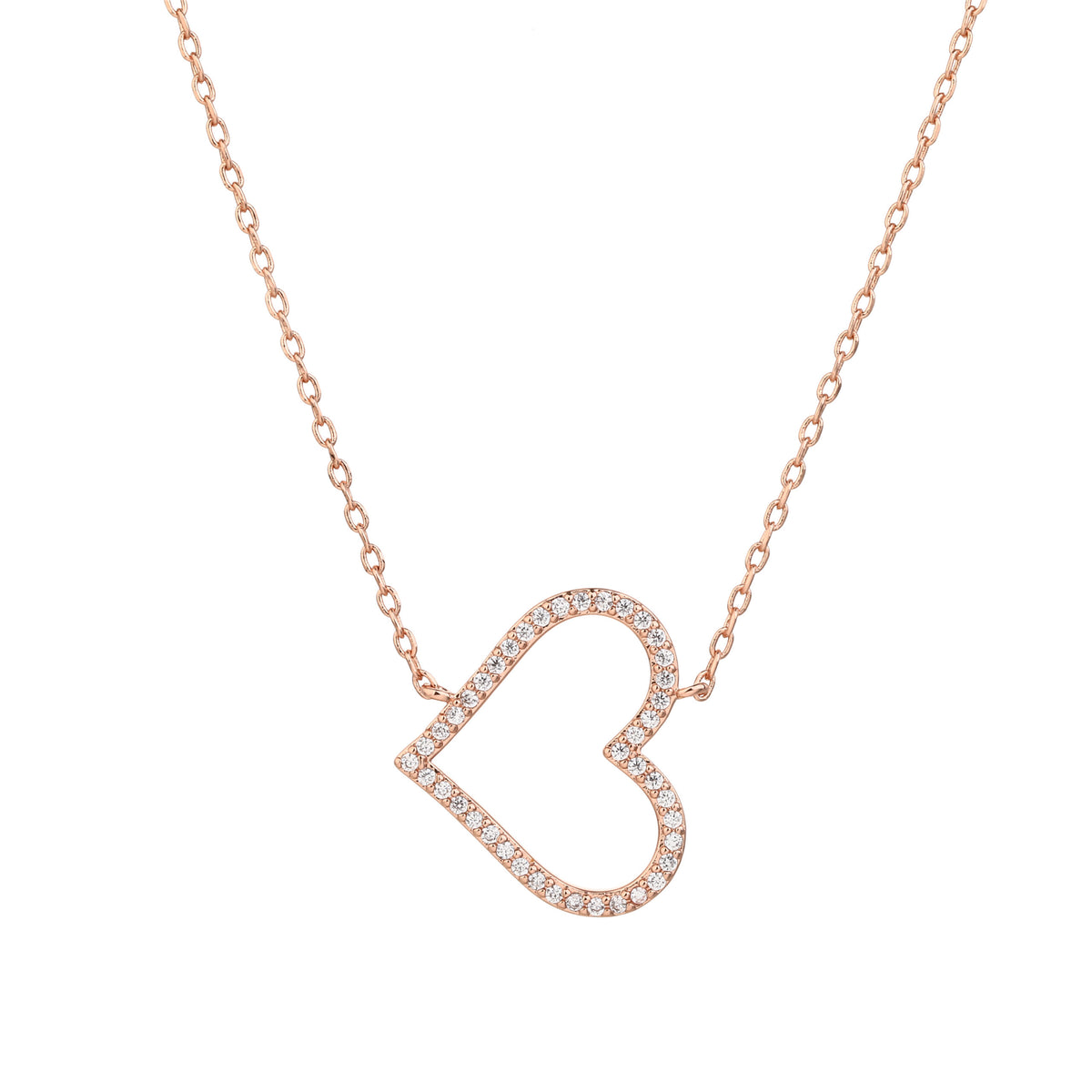 Elina Necklace - ציפוי זהב אדום 14K
