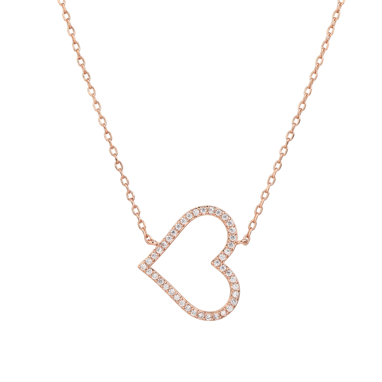 Elina Necklace - ציפוי זהב אדום 14K