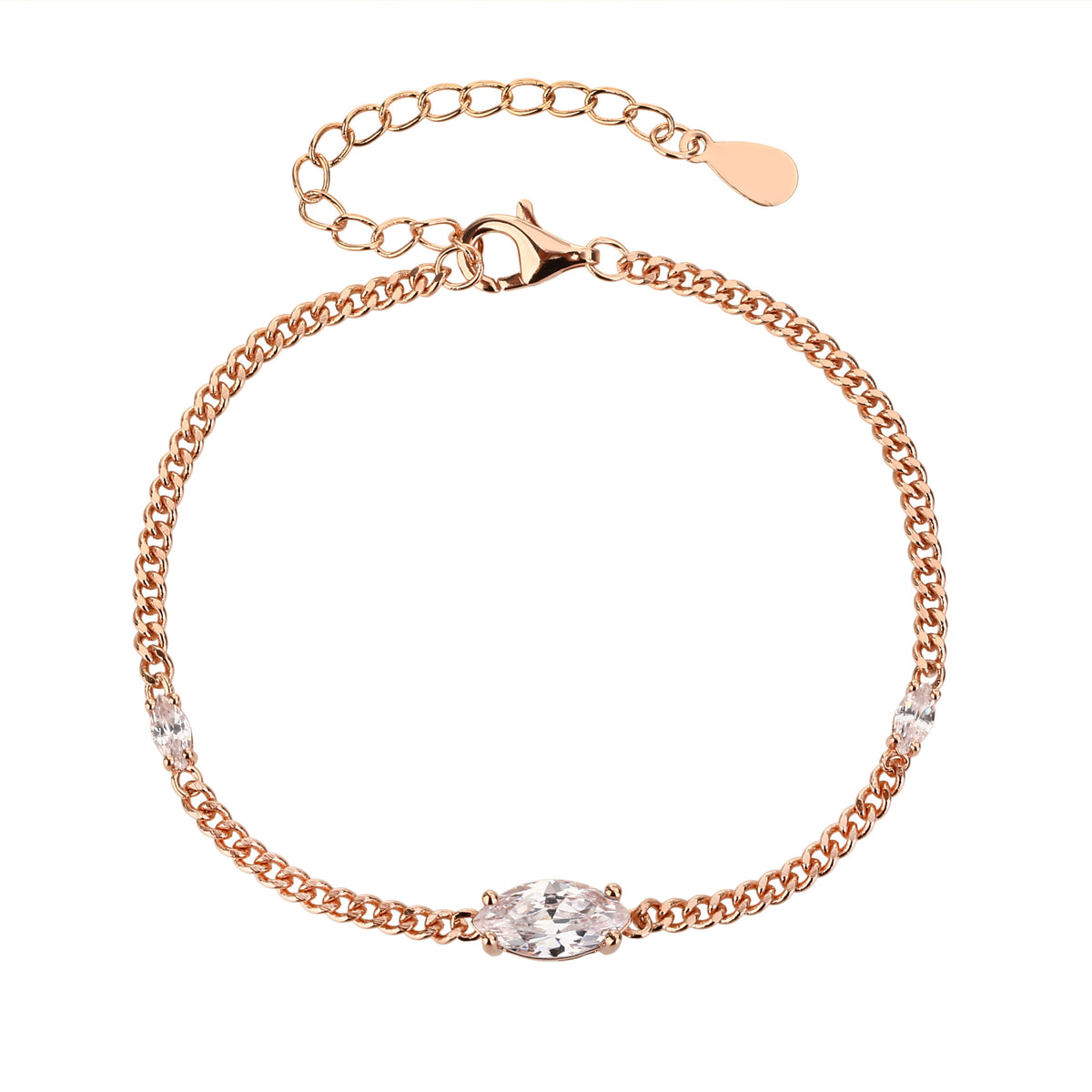 Alba Bracelet - ציפוי זהב אדום 14K