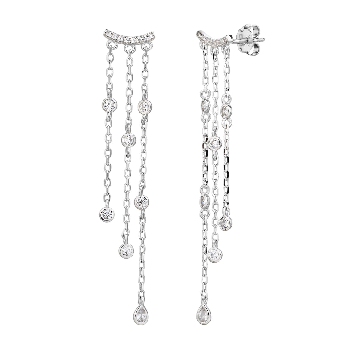 Nora Earrings - כסף אמיתי 925