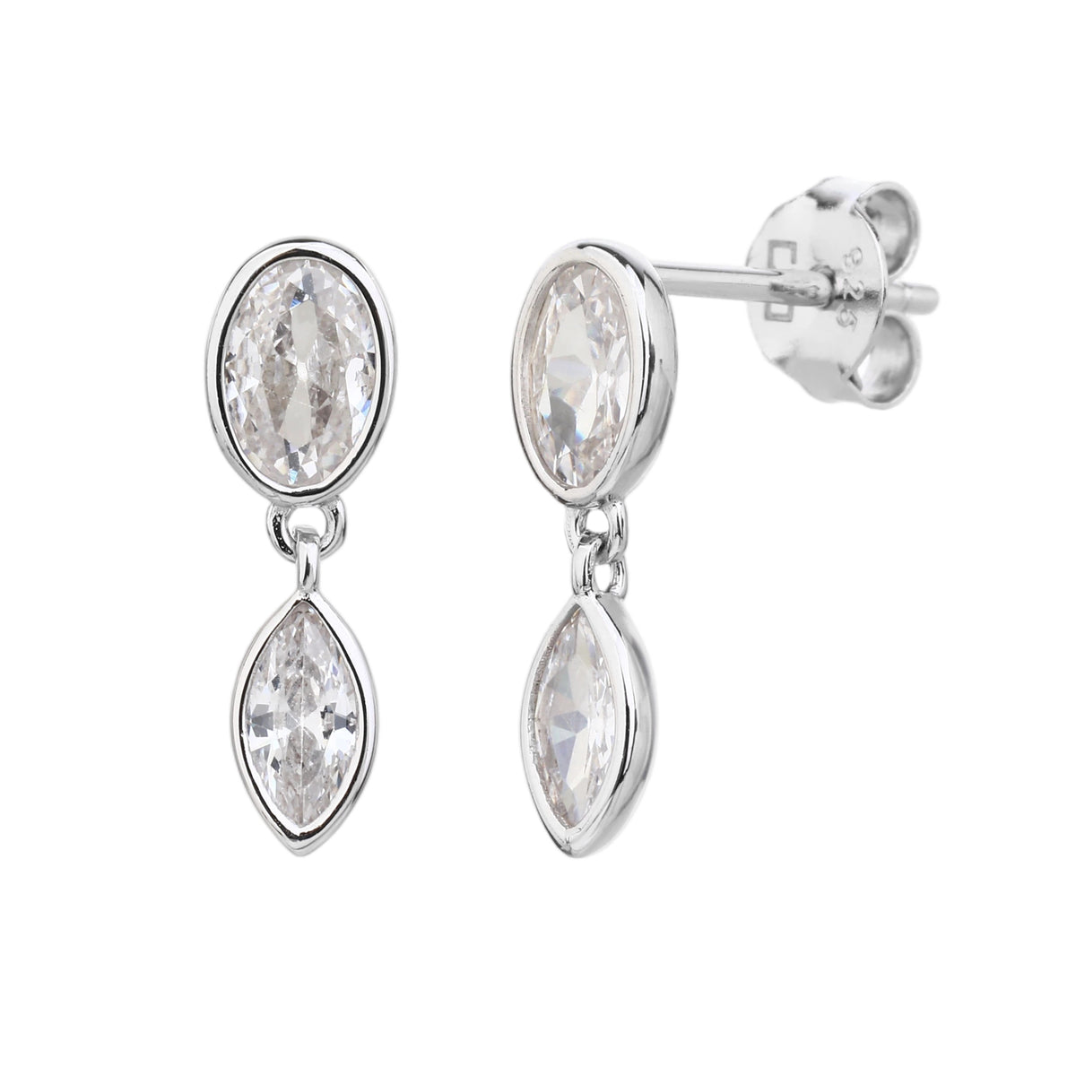 Lily Earrings - כסף אמיתי 925
