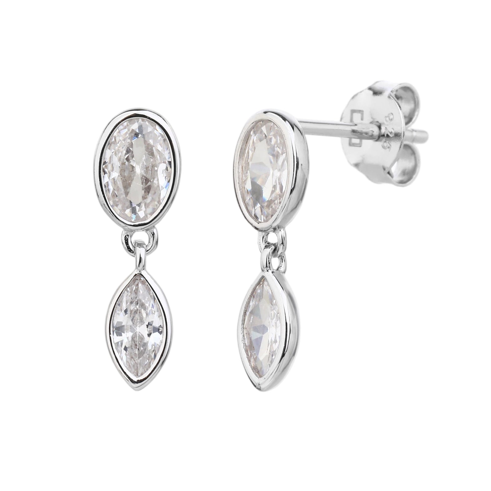 Lily Earrings - כסף אמיתי 925