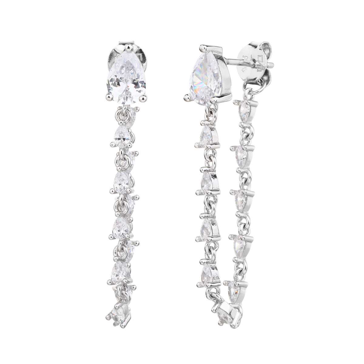 Zella Earrings - כסף אמיתי 925
