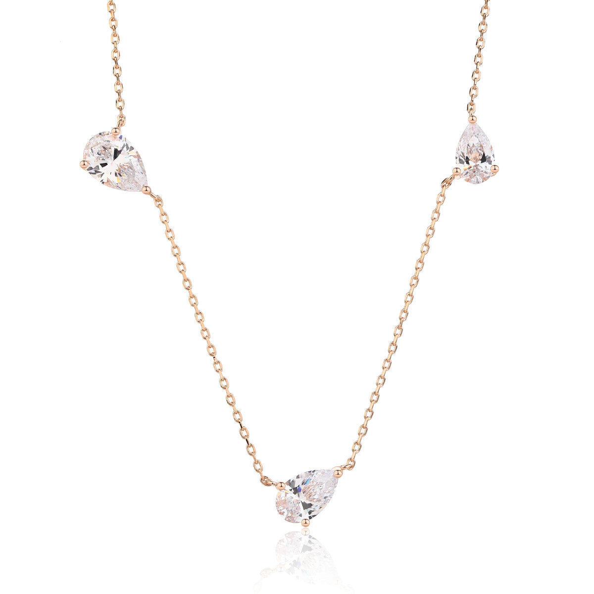Tessa Necklace - ציפוי זהב אדום 14K