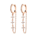 Mirelle Earrings - ציפוי זהב אדום 14K
