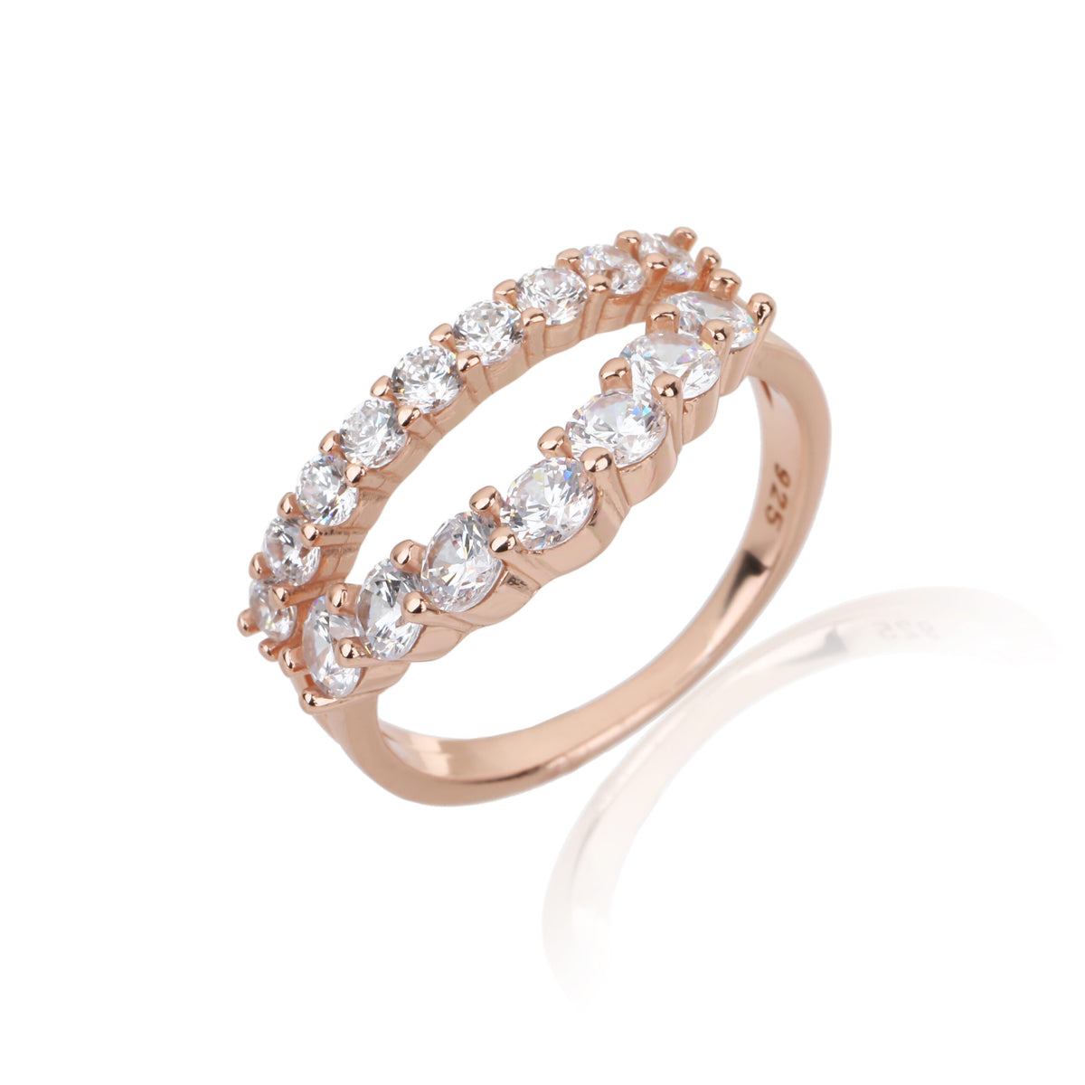 Celeste Ring - ציפוי זהב אדום 14K
