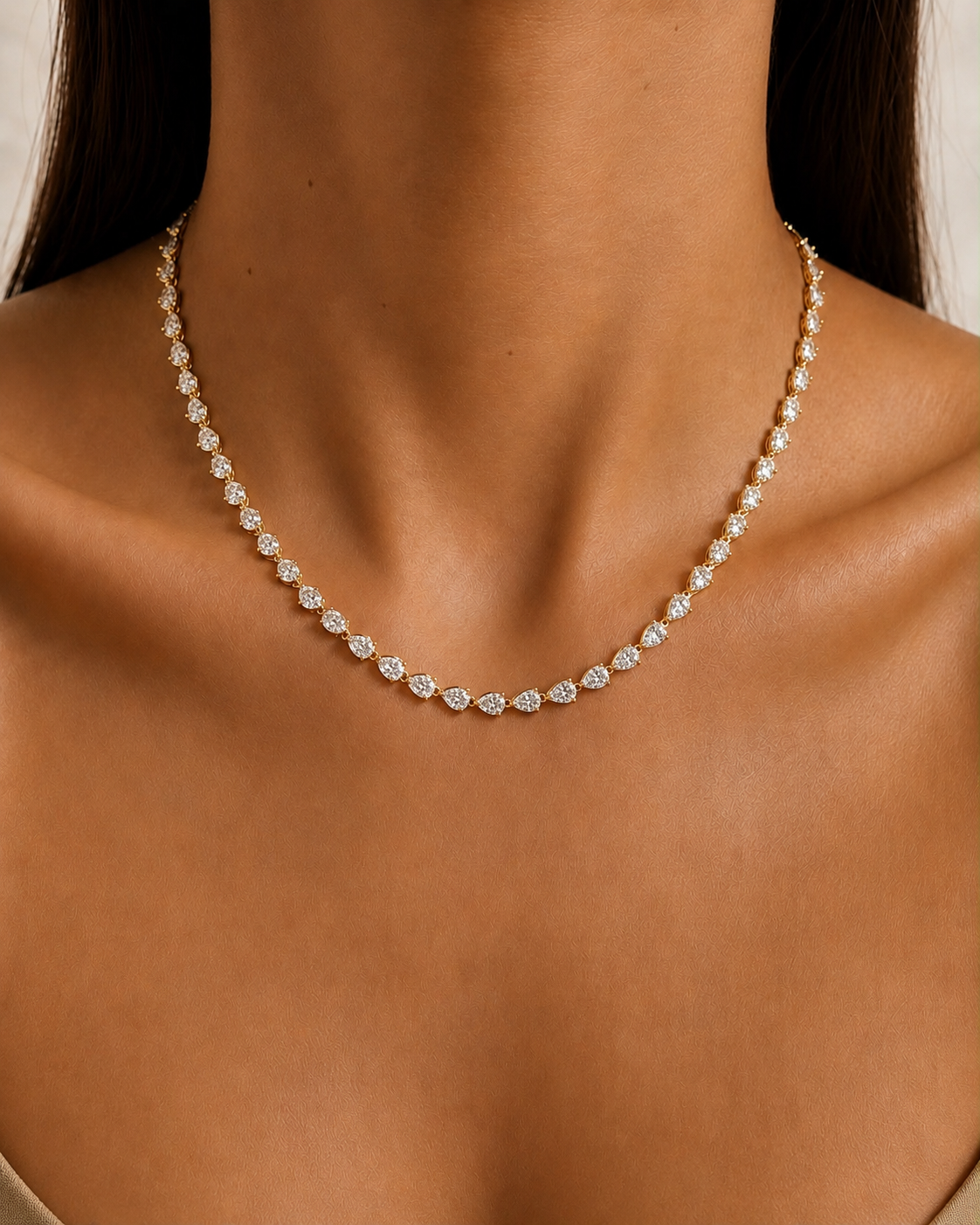 Amara Tennis Necklace